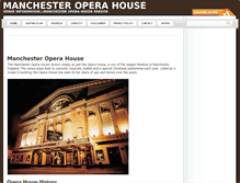 Tablet Screenshot of manchesteroperahouse.com